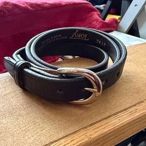 English bridle leather riding belt